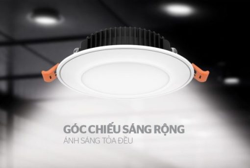 Downlight mặt cong bạc 1 màu Sunhouse SHE-DL04-1/7w-MCB - 9