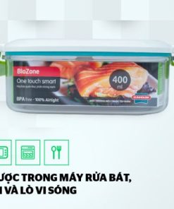 Bộ 4 hộp bảo quản thực phẩm thông minh tặng rổ Biozone KB-SM4S01R - 29