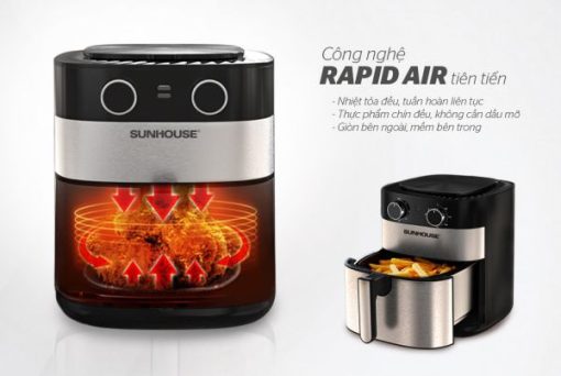 Nồi chiên không dầu 6L Sunhouse SHD4062 - 5
