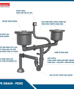 ỐNG THOÁT NƯỚC KONOX PD02 - 9