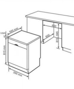 Máy rửa chén KAFF KF-W60C3A401L - 10 Máy rửa chén KAFF KF-W60C3A401L