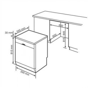 Máy rửa chén KAFF KF-W60C3A401L