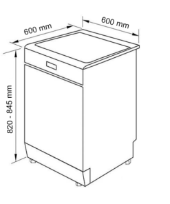 Máy rửa chén bát Dann DSI88EU - 19