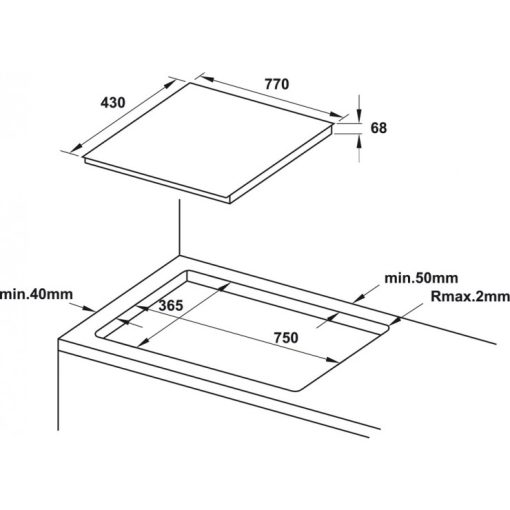 BẾP TỪ HAFELE 3 VÙNG NẤU HC-IF77D 536.61.665 - 3