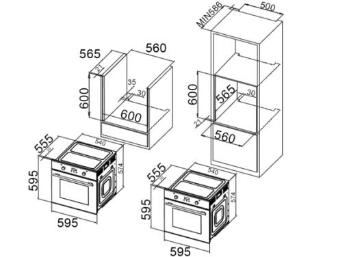 Lò nướng Dann DO-KT68B - 9