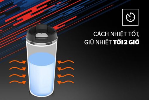 Bình giữ nhiệt BioZone 500ml nắp màu đen - 11