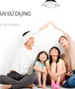 Downlight viền bạc 1 màu Sunhouse SHE-DL01-1/9w-VB - 23