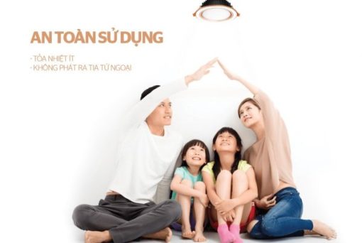 Downlight viền vàng 1 màu Sunhouse SHE-DL02-1/9w-VV - 11
