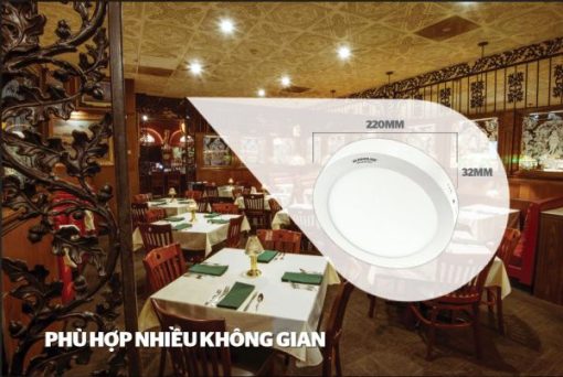 Đèn Led ceiling tròn Sunhouse-Spec 18W SHE-LEDCER-18W-S - 11