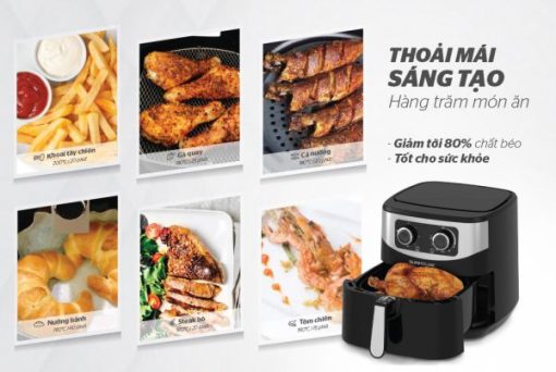 Nồi chiên không dầu 6L Sunhouse SHD4062 - 13