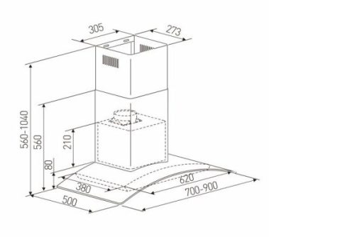 Máy hút mùi ARBER AB700B - 3