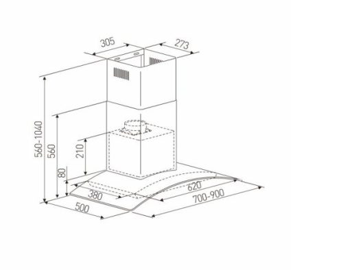 MÁY HÚT MÙI ARBER AB700N - 3
