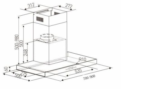 MÁY HÚT MÙI ARBER AB700RA - 3