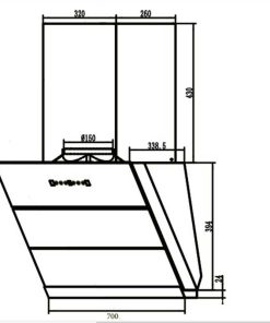 Máy Hút Mùi Canzy CZ 70LCD - 24 Máy Hút Mùi Canzy CZ 70LCD