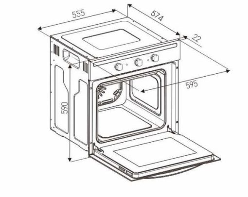 LÒ NƯỚNG ÂM TỦ ARBER ABLN57L - 3