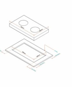 Bếp gas Âm ARBER AB766 - 6 Bếp gas Âm ARBER AB766 - 5