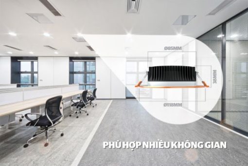 Downlight viền vàng 1 màu Sunhouse SHE-DL02-1/9w-VV - 13