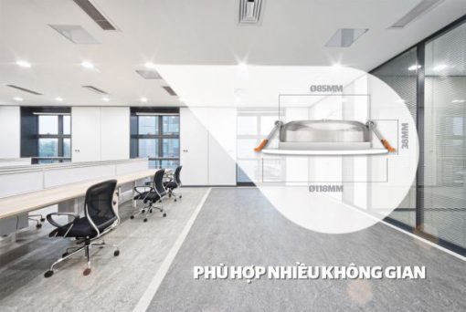 Downlight trắng 3 màu Sunhouse SHE-DL03-3/7w-T - 13