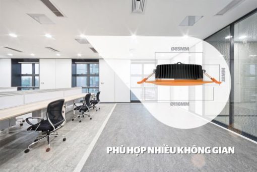 Downlight mặt cong vàng 1 màu Sunhouse SHE-DL05-1/9w-MCV - 13