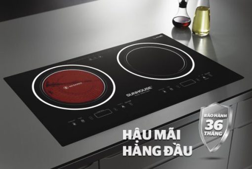 BẾP ĐÔI ĐIỆN TỪ HỒNG NGOẠI SUNHOUSE SHB9103MT - 13