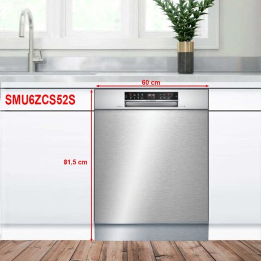 MÁY RỬA BÁT BOSCH BÁN ÂM SMU6ZCS52S SERIE 6 14 BỘ SẤY ZEOLITH MADE IN GERMANY - 5