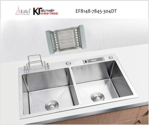 CHẬU RỬA CHÉN EIFFEL CAO CẤP INOX 304 8148 - 1