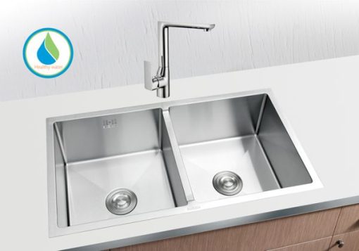 CHẬU RỬA CHÉN EIFFEL CAO CẤP INOX 304 8346 - 1