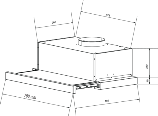 Máy Hút Mùi Eurosun EH-70AF86W Trắng - 30