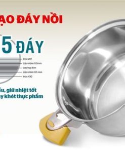 BỘ NỒI INOX 5 ĐÁY SUNHOUSE SH787 - 25