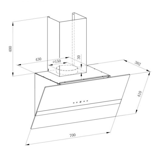 MÁY HÚT MÙI ARBER AB8803 - 3