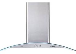 Máy hút mùi hiện đại kính cong Capri CR-8930