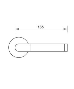 Tay nắm gạt có nắp che HAFELE 903.99.368 - 14 Tay nắm gạt có nắp che HAFELE 903.99.368 - 13