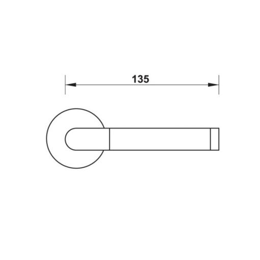Tay nắm gạt có nắp che HAFELE 903.99.368 - 3