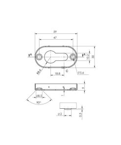 Tay Nắm Gạt Cho Cửa Đố Nhỏ Hafele 903.78.652 - 13