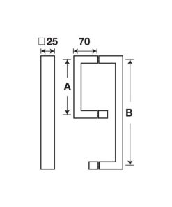Tay Nắm Kéo Vuông Phòng Tắm Kính Hafele 903.02.250 - 10 Tay Nắm Kéo Vuông Phòng Tắm Kính Hafele 903.02.250 - 9
