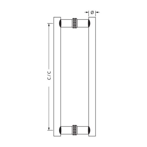Tay Nắm Kéo Chữ H 316,1200Mm Hafele 903.01.846 - 5