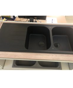 CHẬU ĐÁ HAFELE HS18-GED2R80 MÀU BLACK 570.35.360 - 34 CHẬU ĐÁ HAFELE HS18-GED2R80 MÀU BLACK 570.35.360 - 33