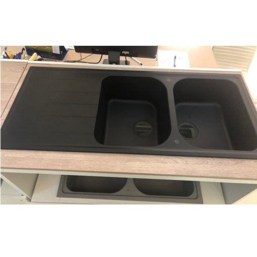 CHẬU ĐÁ HAFELE HS18-GED2R80 MÀU BLACK 570.35.360 - 9