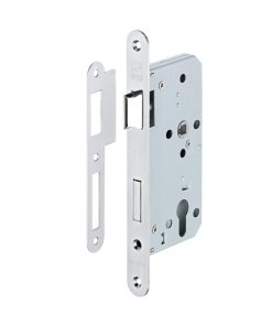Thân Khóa Lưỡi Gà Chốt Chết 55/72, 316, Màu Inox Mờ Hafele 911.25.402