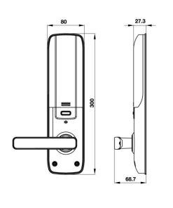 Khóa Điện Tử Hafele El7800-Tcs 912.05.763 - 20 Khóa Điện Tử Hafele El7800-Tcs 912.05.763 - 19