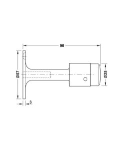 Chặn cửa gắn tường 937.00.804 - 9