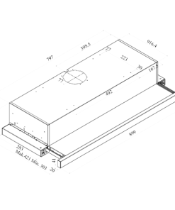 MÁY HÚT MÙI BẾP ÂM TỦ FAGOR 3AF3-941X - 6 FAGOR 3AF3-941X
