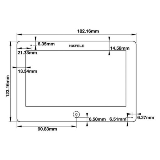Màn Hình Cửa Hafele Sleek 7" - Điều Khiển Cảm Ứng 959.23.082 - 5