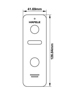 Chuông Cửa Có Camera Hafele Sleek 959.23.085 - 10 Chuông Cửa Có Camera Hafele Sleek 959.23.085 - 9