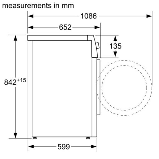 MÁY SẤY QUẦN ÁO BOSCH HMH.WTW876H8SG - 5