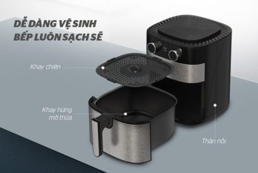 Nồi chiên không dầu 6L Sunhouse SHD4062 - 7