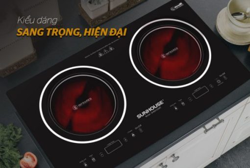 BẾP ĐÔI HỒNG NGOẠI SUNHOUSE SHB9102MT - 17