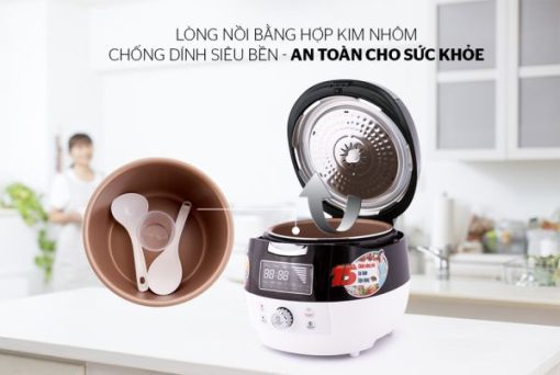 Nồi áp suất điện tử đa năng 5L SUNHOUSE SHD1858BW - 5