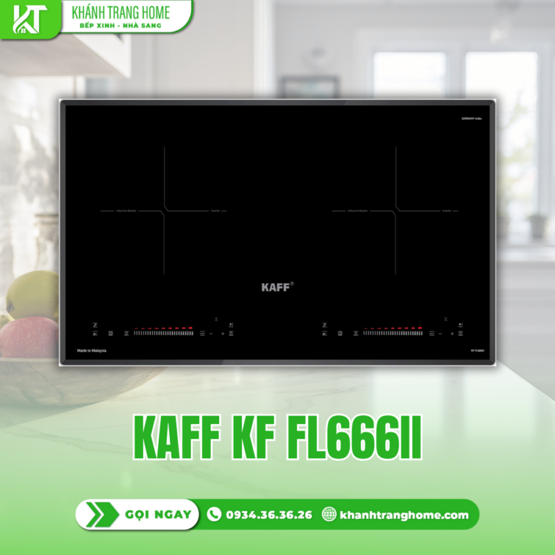BẾP HAI TỪ KAFF KF FL666II - 59 BẾP HAI TỪ KAFF KF FL666II