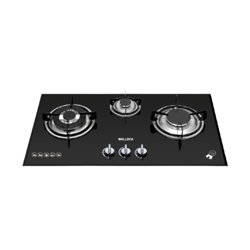 Bếp 3 Gas Malloca GHG 733B NEW - 1 Bếp 3 Gas Malloca GHG 733B NEW